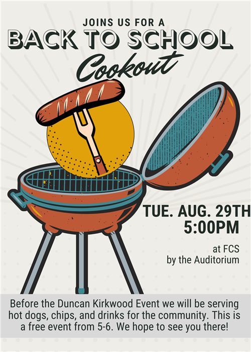 cookout flyer